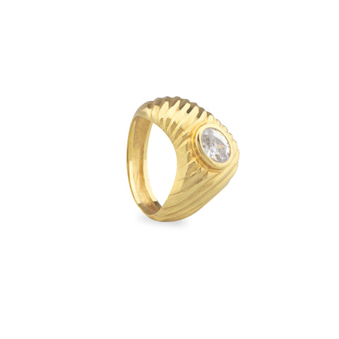 Anel Dunas Ouro 18K